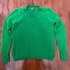 J. Crew Green Crew Neck Sweater